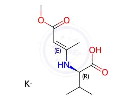 Chemical structure of Valine Impurity 153