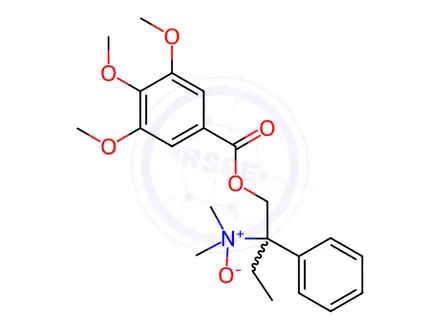 Chemical structure of Trimebutine N-Oxide