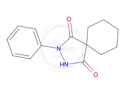 Chemical structure of 2-Phenyl-2,3-diazaspiro[4.5]decane-1,4-dione