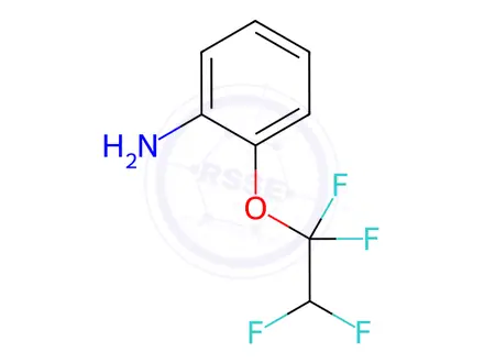 Chemical structure of 2-(1,1,2,2-TETRAFLUOROETHOXY)ANILINE