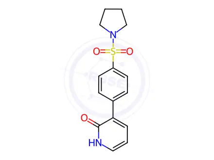 Chemical structure of 3-(4-(Pyrrolidin-1-ylsulfonyl)phenyl)pyridin-2-ol