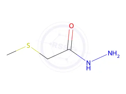 Chemical structure of 2-(methylsulfanyl)acetohydrazide