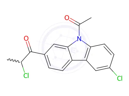 Chemical structure of Carprofen Impurity 3