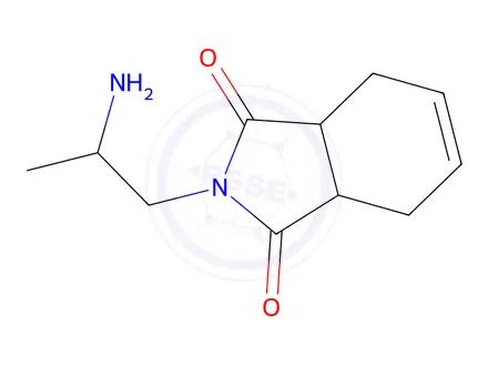 Chemical structure of 2-(2-Aminopropyl)-3a,4,7,7a-tetrahydro-1h-isoindole-1,3(2h)-dione
