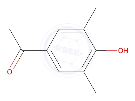 Chemical structure of 1-(3,5-Dimethyl-4-hydroxyphenyl)ethan-1-one