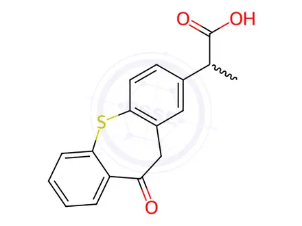 Chemical structure of Zaltoprofen
