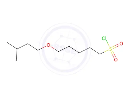 Chemical structure of 5-(Isopentyloxy)pentane-1-sulfonyl chloride