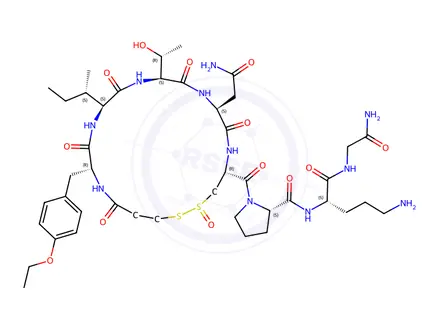 Chemical structure of Atosiban Impurity 99