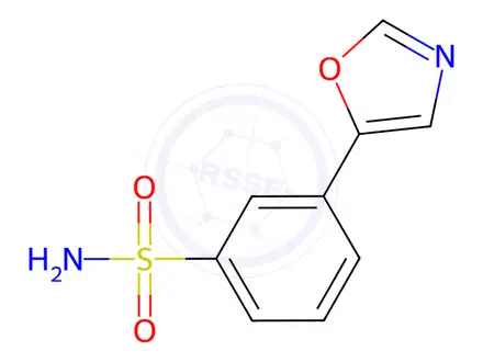 Chemical structure of 3-(Oxazol-5-yl)benzenesulfonamide