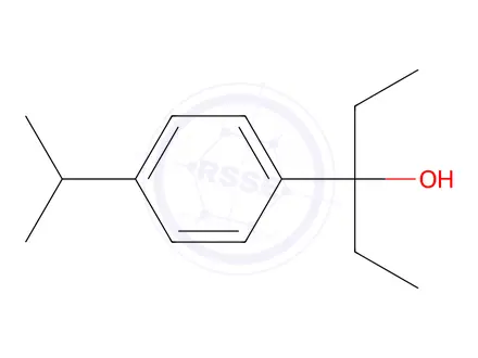 Chemical structure of 3-(4-Isopropylphenyl)pentan-3-ol