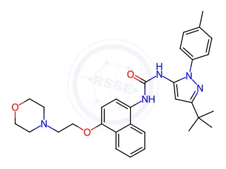 Chemical structure of Doramapimod