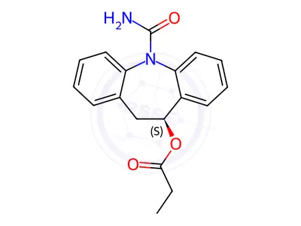 Chemical structure of Eslicarbazepine Propionate