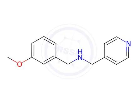 Chemical structure of N-(3-methoxybenzyl)-1-(pyridin-4-yl)methanamine