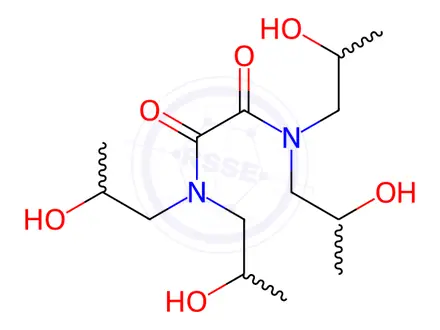 Chemical structure of N1,N1,N2,N2-Tetrakis(2-hydroxypropyl)oxalamide