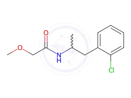 Chemical structure of n-(1-(2-Chlorophenyl)propan-2-yl)-2-methoxyacetamide