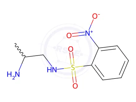 Chemical structure of n-(2-Aminopropyl)-2-nitrobenzenesulfonamide