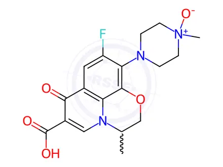 Chemical structure of Ofloxacin EP Impurity F