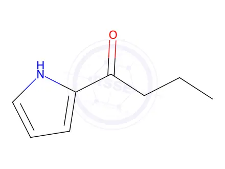 Chemical structure of 1-(1H-pyrrol-2-yl)butan-1-one