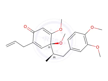 Chemical structure of Lancifolin C