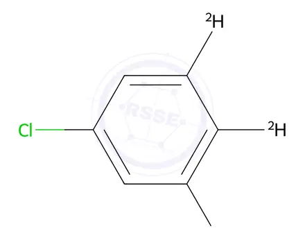 Chemical structure of Chlorobenzene-3,4,5-d3