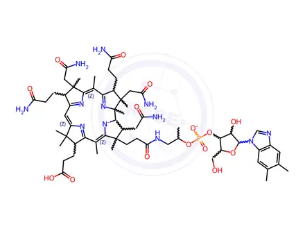 Chemical structure of Vitamin B12 Impurity B