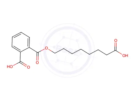 Chemical structure of Mono-7-carboxyheptyl Phthalate