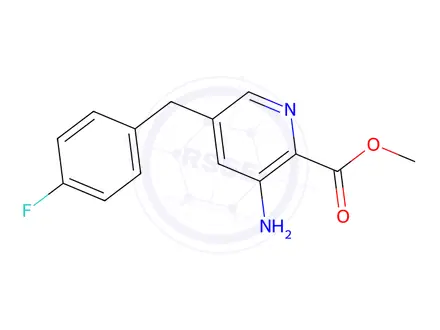 Chemical structure of Methyl 3-amino-5-(4-fluorobenzyl)picolinate