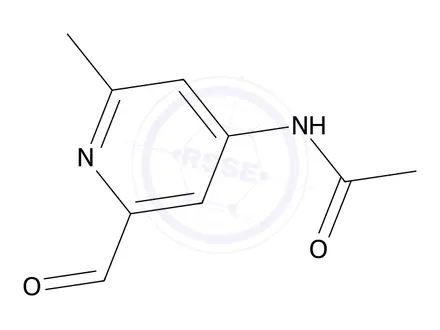Chemical structure of N-(2-Formyl-6-methylpyridin-4-yl)acetamide