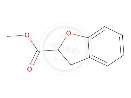 Chemical structure of methyl 2,3-dihydro-1-benzofuran-2-carboxylate