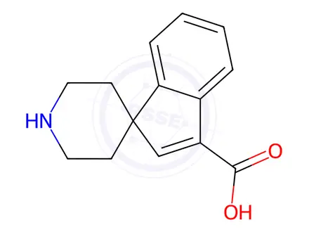 Chemical structure of Spiro[indene-1,4'-piperidine]-3-carboxylic acid