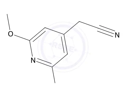 Chemical structure of 2-(2-Chloro-6-methoxypyridin-4-yl)acetonitrile