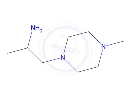 Chemical structure of 1-(4-Methylpiperazin-1-yl)propan-2-amine