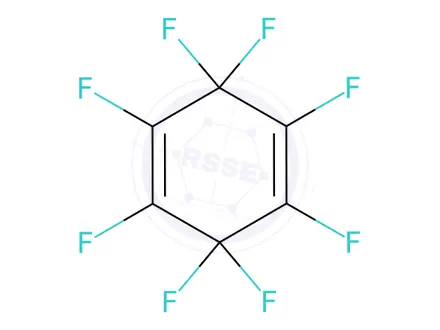 Chemical structure of 1,2,3,3,4,5,6,6-octafluoro-1,4-cyclohexadiene
