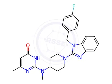Chemical structure of Mizolastine Impurity 41