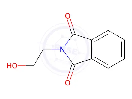 Chemical structure of Amlodipine Impurity 6 (N-(2-Hydroxyethyl)phthalimide)