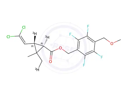 Chemical structure of Meperfluthrin-d3
