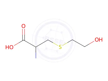 Chemical structure of S-(2-hydroxyethyl)cysteine