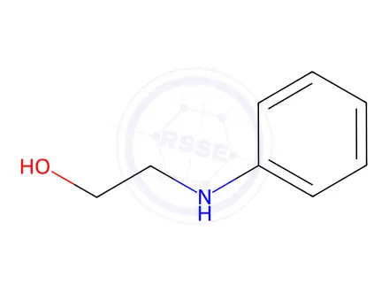 Chemical structure of 2-Anilinoethanol