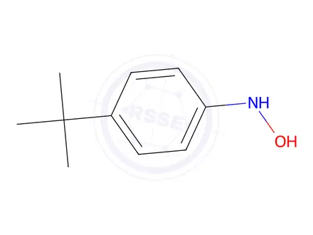 Chemical structure of Benzenamine, 4-(1,1-dimethylethyl)-N-hydroxy-