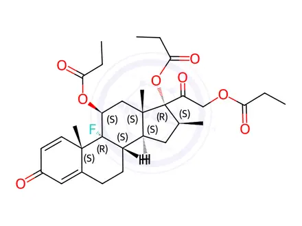 Chemical structure of Betamethasone propionate EP Impurity G