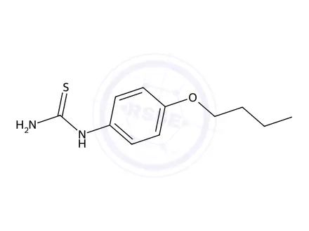 Chemical structure of 1-(4-Butoxyphenyl)thiourea