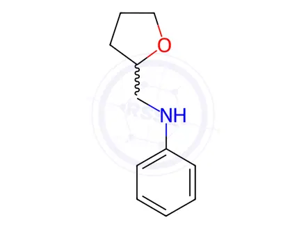 Chemical structure of N-((tetrahydrofuran-2-yl)methyl)aniline