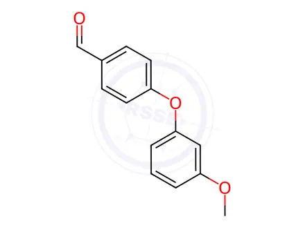 Chemical structure of 4-(3-methoxyphenoxy)benzaldehyde