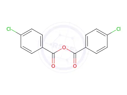Chemical structure of 4-chlorobenzoic anhydride:p-chlorobenzoic anhydride