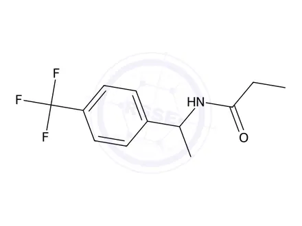 Chemical structure of n-(1-(4-(Trifluoromethyl)phenyl)ethyl)propionamide