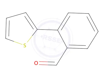 Chemical structure of 2-(2-Thienyl)benzaldehyde