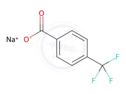 Chemical structure of Sodium 4-trifluoromethylbenzoate