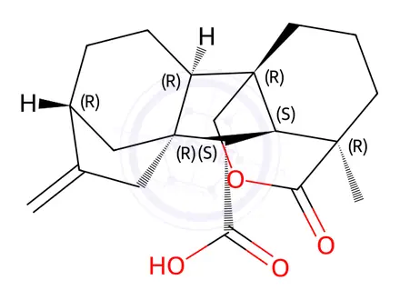 Chemical structure of Gibberellin A15