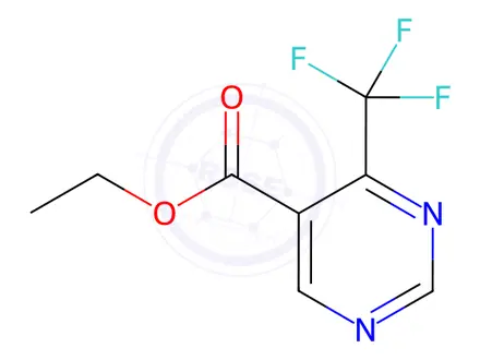 Chemical structure of Ethyl 4-(Trifluoromethyl)pyrimidine-5-carboxylate