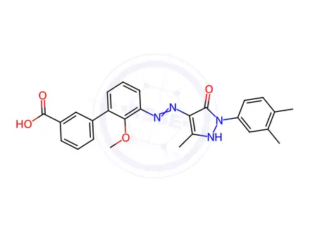 Chemical structure of Eltrombopag Impurity 163